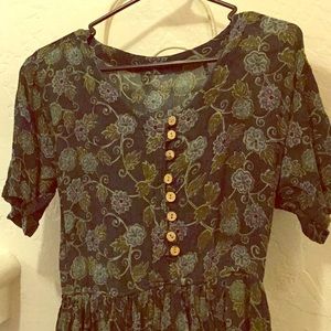 Emerald prairie dress